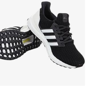 B&W Adidas Ultra Boost Womens 7 Youth 5.5